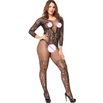 Crotchless Fishnet Sexy Bodystockings - Image 4