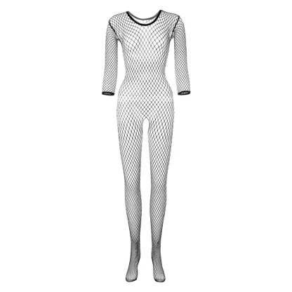 Open Crotch Fishnet Bodystockings - Image 2