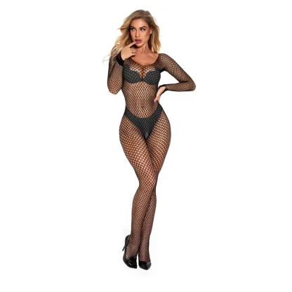Crotchless Fishnet Sexy Bodystockings - Image 2