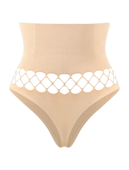 Tummy Control Fishnet Panties - Image 2