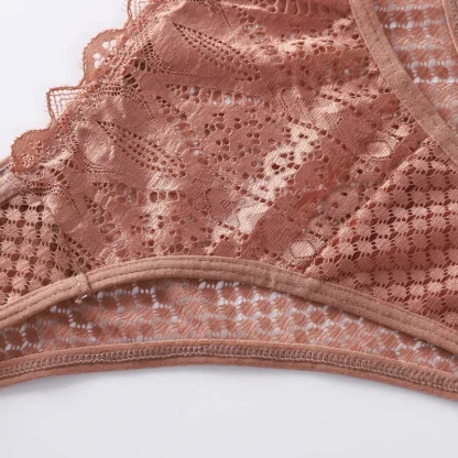 Low-waist See-through Fishnet Panties - Image 4