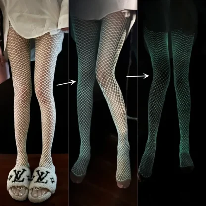 Sexy Glowing Fishnet Bodystockings - Image 5