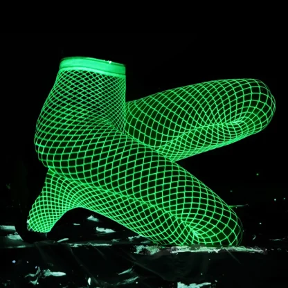 Sexy Glowing Fishnet Bodystockings - Image 2
