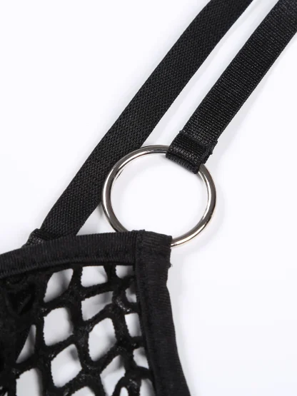 Wire Free Adjustable Fishnet Bras - Image 5