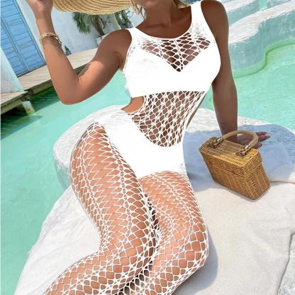 Solid See-through Sexy Bodystockings - Image 6