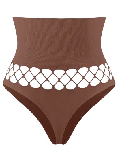 Tummy Control Fishnet Panties - Image 4