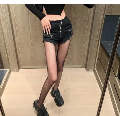 Black Fishnet Stockings - Image 3