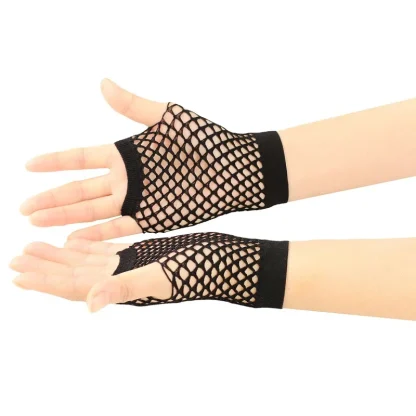 Fishnet Short Hand Gloves