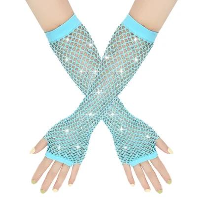 Luxury Fishnet Hand Gloves - Image 5
