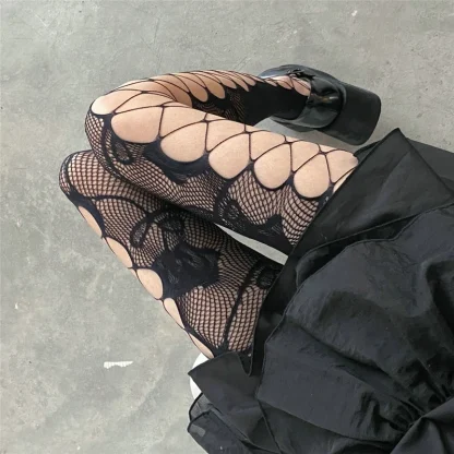 Big Fishnet Side Stockings