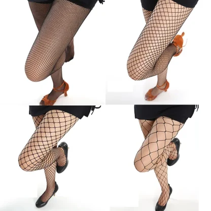 Anti-Snag Fishnet Black Stocking - Image 5