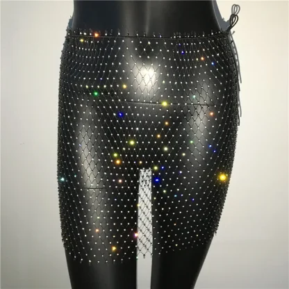 Sexy Fishnet Cover-up Skirt - Image 6