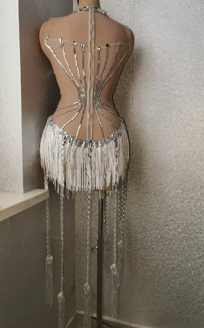 Luxury Sheer Tassel Chemises - Image 4