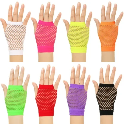 Fishnet Short Hand Gloves - Image 7