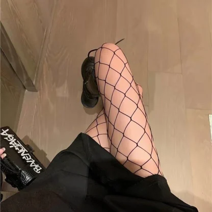 Black Fishnet Stockings - Image 4