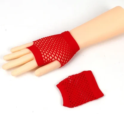 Fishnet Short Hand Gloves - Image 2