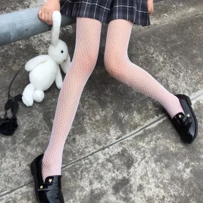 Sexy Black Fishnet Pantyhose - Image 5