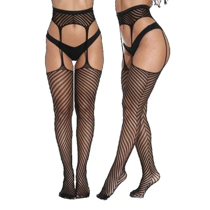 See-through Suspender Pantyhose - Image 6