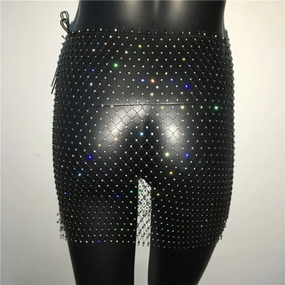 Sexy Fishnet Cover-up Skirt - Image 7