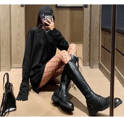 Black Fishnet Stockings - Image 2
