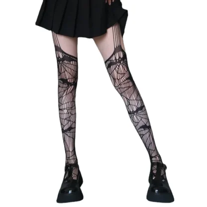 Stylish Fishnet Suspender Stocking
