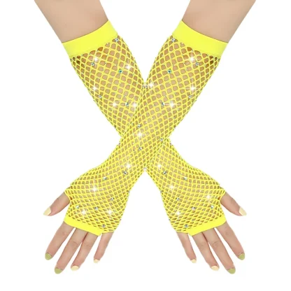 Luxury Fishnet Hand Gloves - Image 3