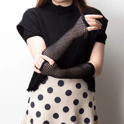 Non-slip Fishnet Arm Sleeve - Image 2