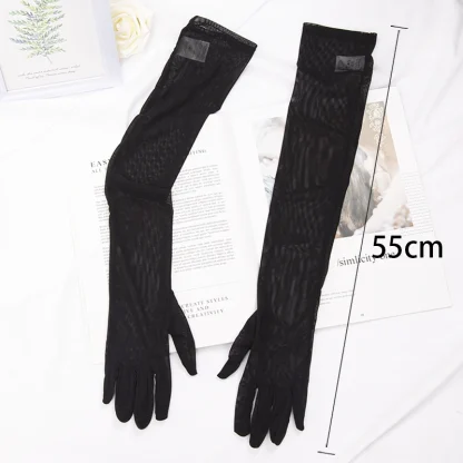 Long Mesh Seamless Gloves - Image 6