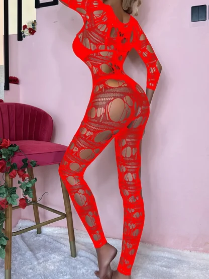 Sexy Elastic Fishnet Bodystockings - Image 6