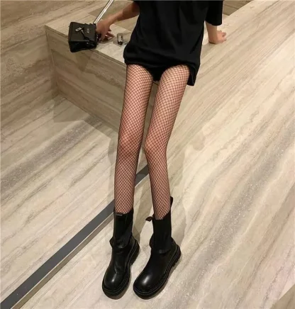 Anti-Snag Fishnet Black Stocking