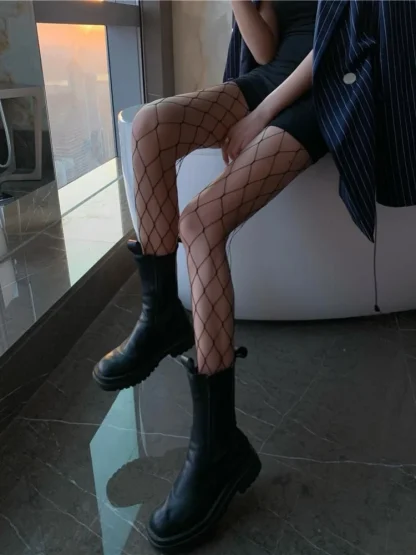 Sexy Big Hole Fishnet Pantyhose - Image 3
