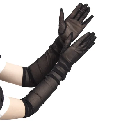 Long Mesh Seamless Gloves - Image 2