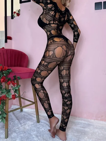 Sexy Elastic Fishnet Bodystockings - Image 4