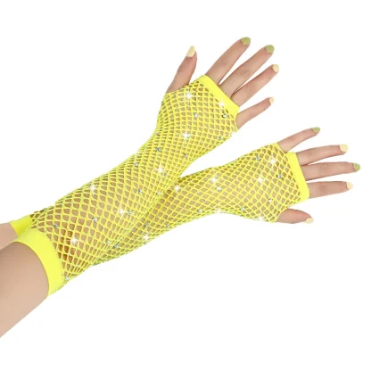 Luxury Fishnet Hand Gloves - Image 2