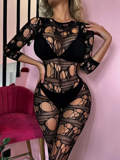 Sexy Elastic Fishnet Bodystockings