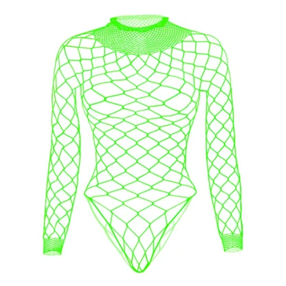 Large Fishnet Black Bodysuits - Image 7